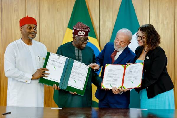 Tinubu, Lula da Silva Seal Strategic Pacts To Deepen Nigeria–Brazil Ties