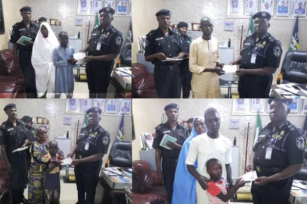 Police present N16M Welfare Cheque to families of fallen officers in Kebbi