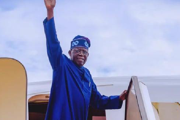 Tinubu departs