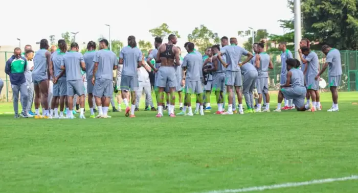 Super Eagles Hold Final Training In Uyo For Benin Clash