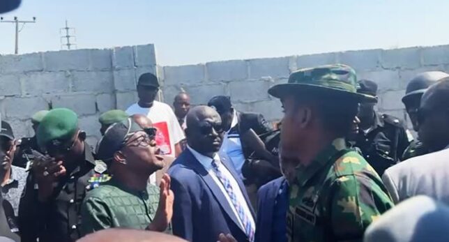 Wike Clash with Militry Officer Over Land Grabbing in Abuja