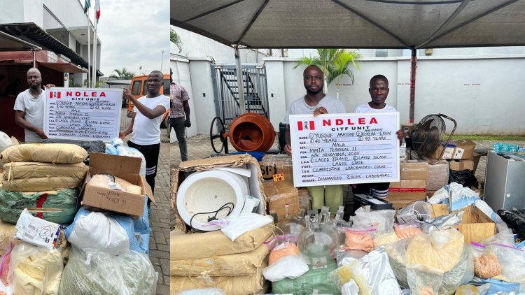 NDLEA Bust Colos Laboratory, Arrest Saudi-Bound Wanted Drug Lord In Lagos