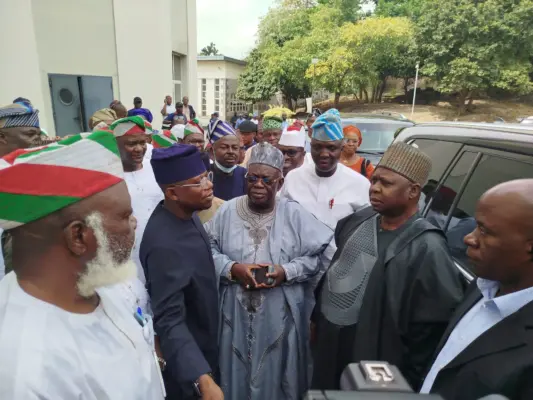 Turaki, Ex-Govs, PDP leaders, Hold Closed-Door Talks with Obasanjo 