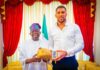 Anthony Joshua  and President Tinubu