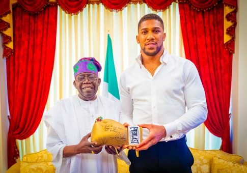 Anthony Joshua  and President Tinubu
