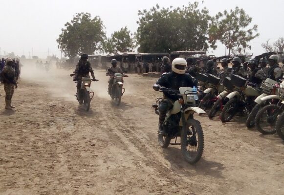 NIGERIA-ARMY-SECURITY-UNREST-MOTORBIKE