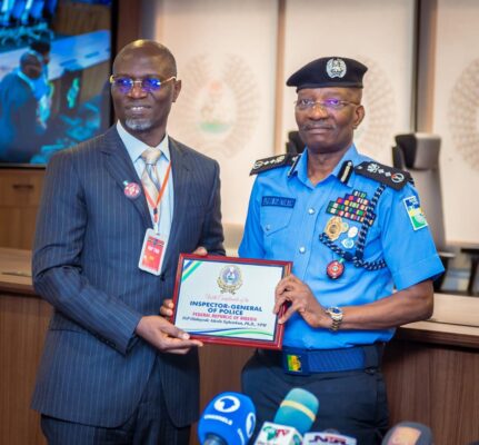 IGP Egbetokun, SEC DG Meet