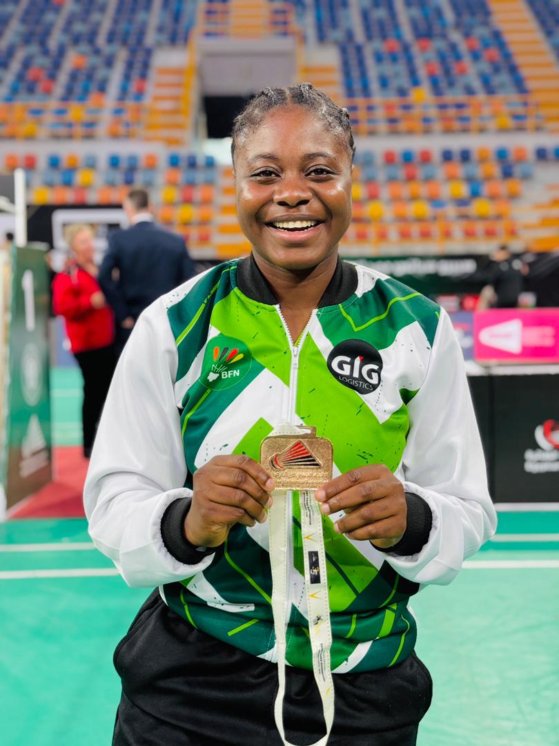 Nigerian Athlete Eniola Bolaji Wins Para-Badminton International Championship Gold Medal In Egypt