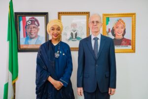 Turkish Ambassador to Nigeria, Mehmet Poroy and Minister of Art, Culture, Tourism and Creative Economy, Hannatu Musa Musawa