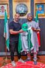 Éric Chelle visits Gov Lawal