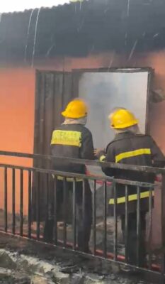 Fire Destroys 10 Shops in Ibadan Market