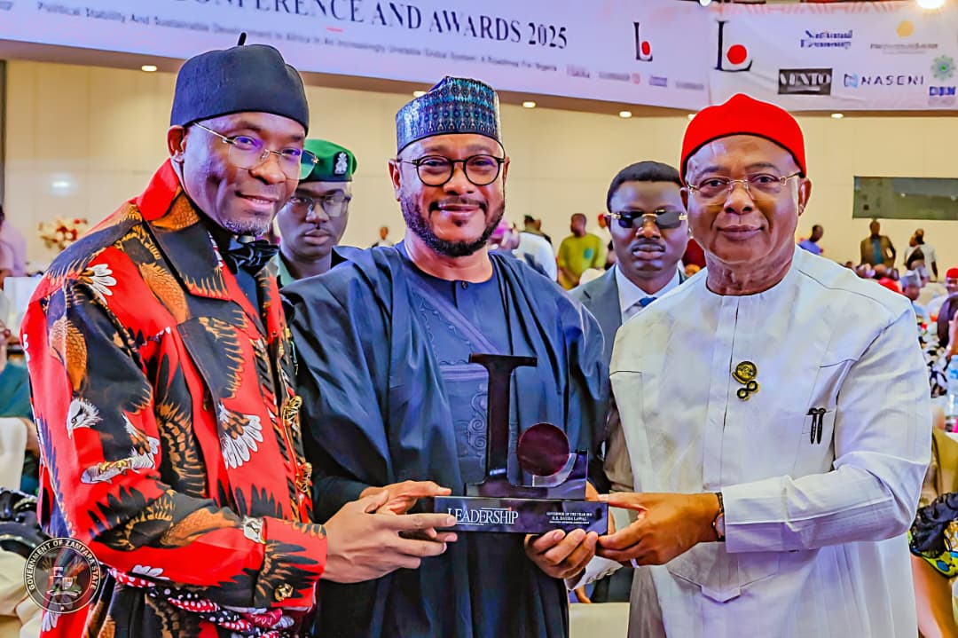Gov Lawal Wins Leadership Newspaper Governor of the Year Award